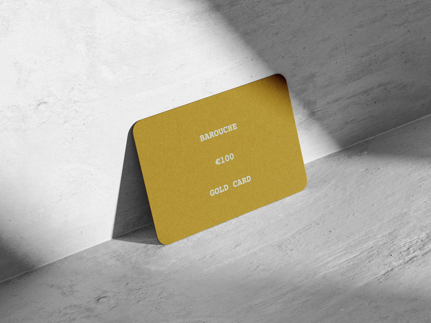 Gold card extra large